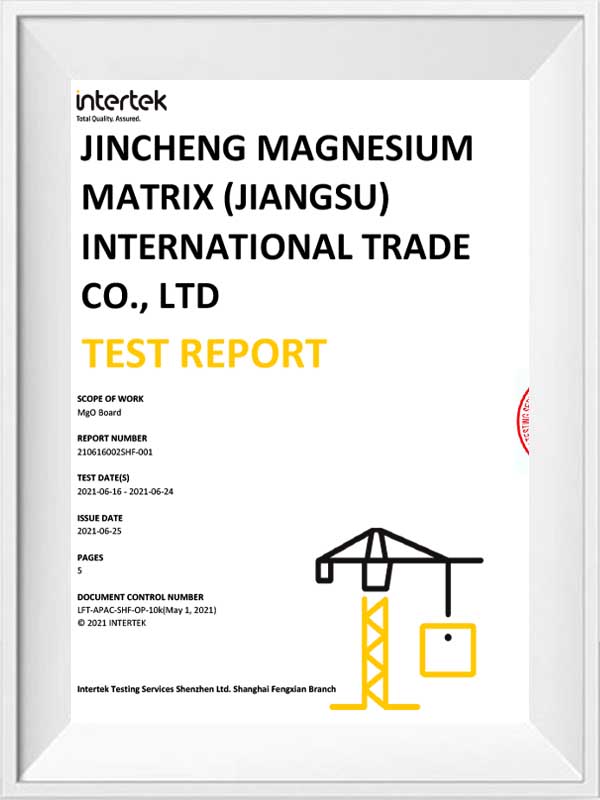 Pagtitiyaga ng MGO Board Test Report